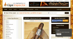 Desktop Screenshot of cigarinspector.com